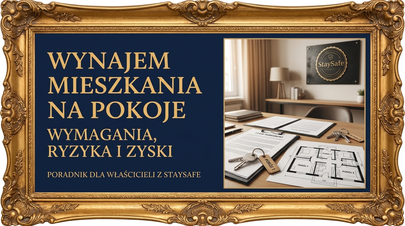 Wynajem mieszkania na pokoje – wymagania techniczne, ryzyka i zyski. Przewodnik dla właściciela
