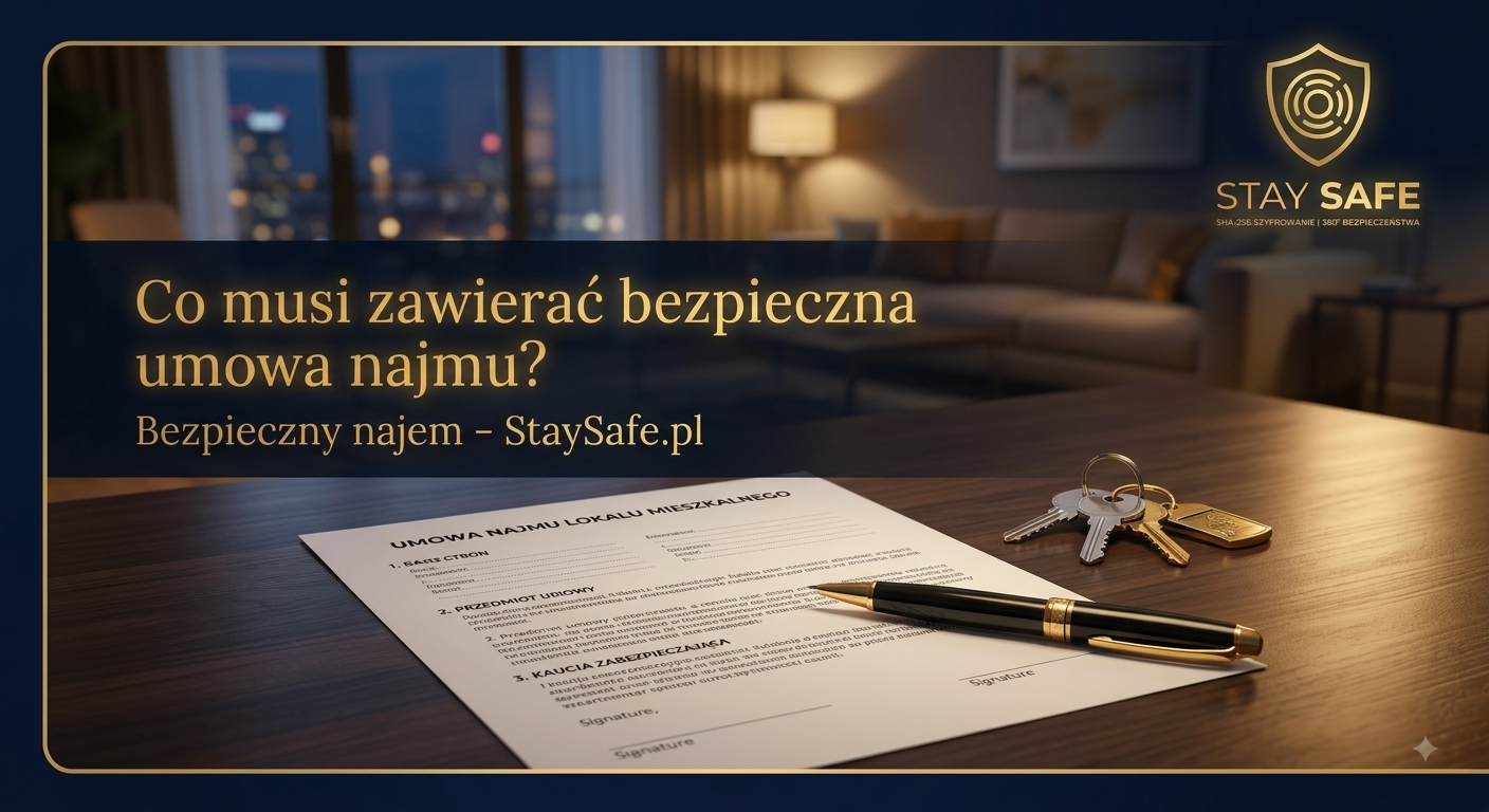 Co musi zawierać bezpieczna umowa najmu? Kluczowe elementy