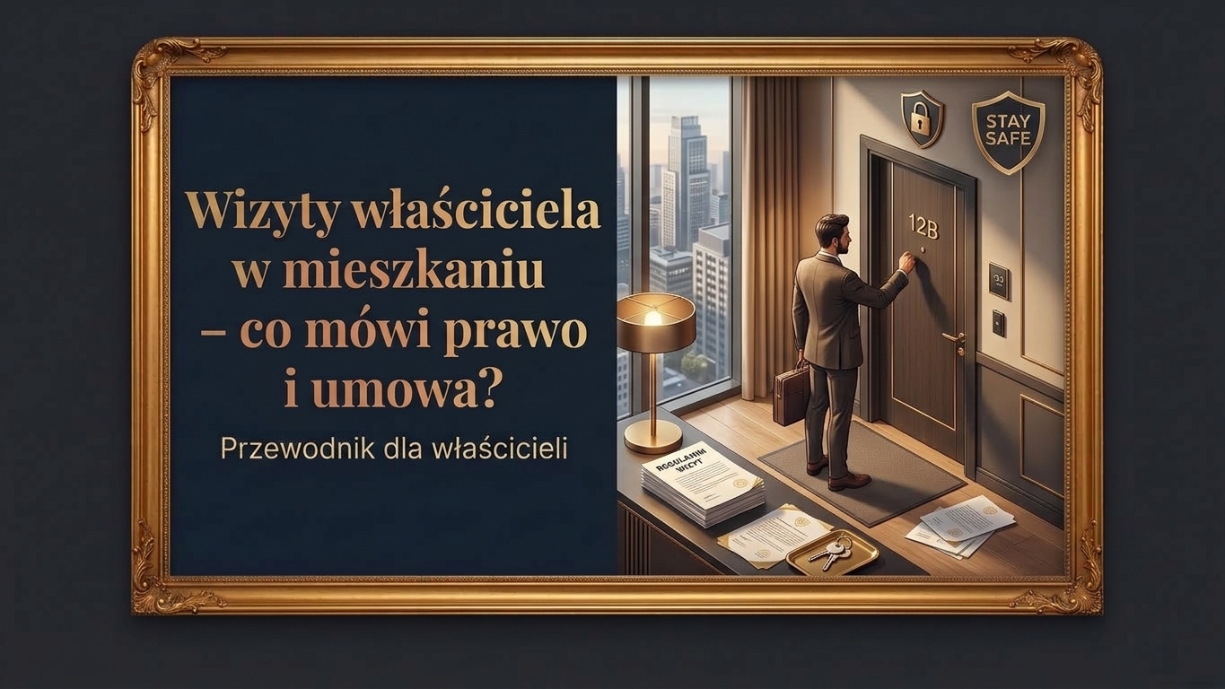 Wizyta właściciela w wynajmowanym mieszkaniu – co mówi prawo i jak bezpiecznie sformułować zapis w umowie?